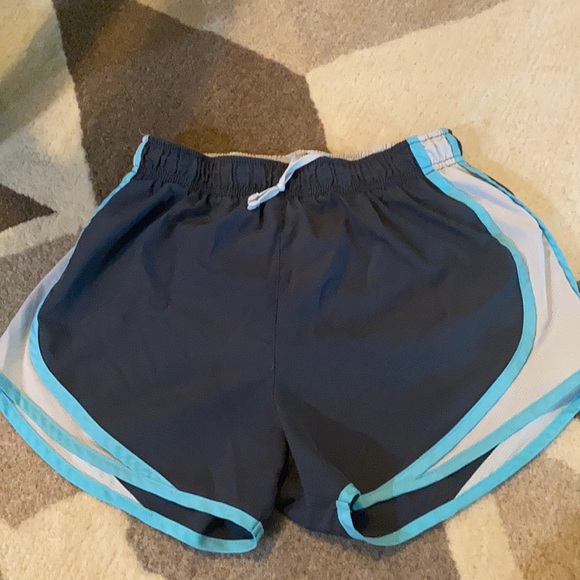 Nike Periwinkle blue/white/light blue dri fit running shorts - Picture 1 of 1